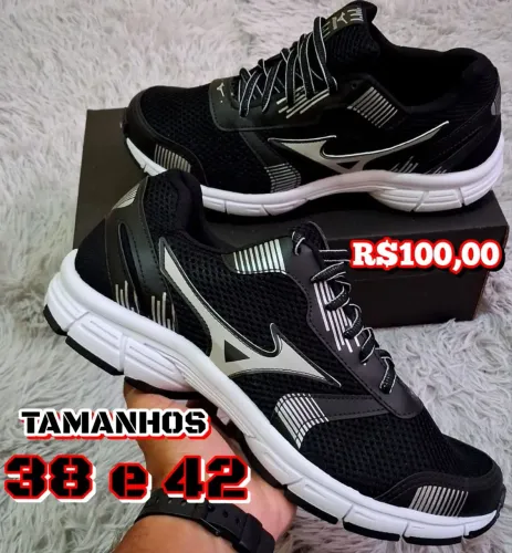 Tênis Mizuno Jet Preto Prata