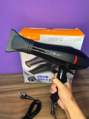 *Secador de Cabelo 1500W 127V - KV-12696-1 iNova*