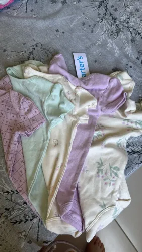 Conjunto 5 body?s carters NOVO - 6 meses
