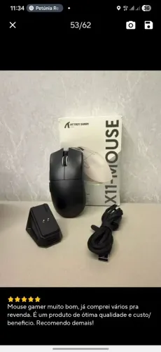 Mousr Gamer Attack Shark X11 Preto