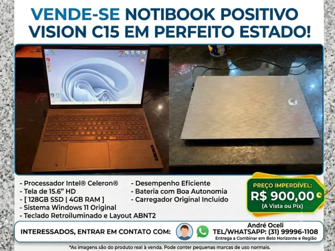 Notebook Positivo Vision C15