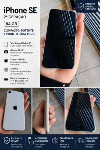 iPhone SE 2ª Geração 64GB | Original Apple