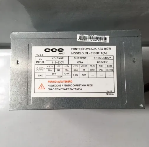 Fonte ATX 180W cce