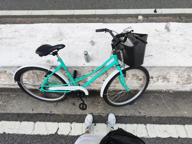 Bicicleta Praieira Aro 26 Single Speed + Capacete e Bomba Novos