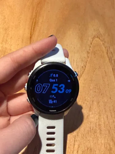 Garmin Forerunner 255 Music Branco - Excelente estado | Pouco uso
