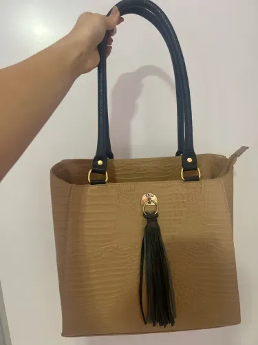 Bolsa Carmen Steffens Couro legítimo 