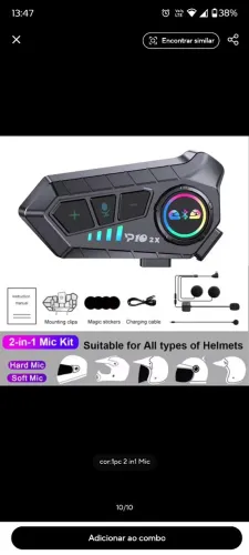 Fone Bluetooth moto