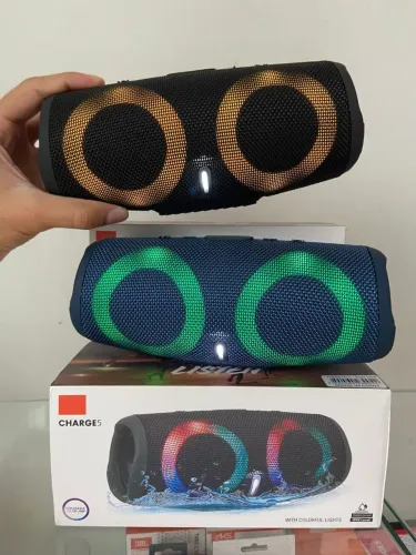 Caixa de Som Bluetooth Charge 5 Led RGB