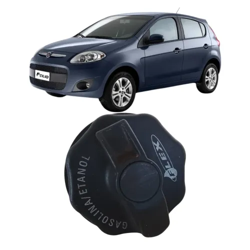 Tampa Tanque Combustível Fiat Palio 2011 2012 Preto