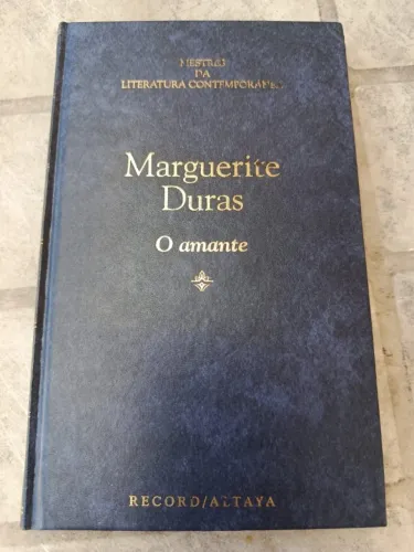 Livro Marguerite Duras: O amante - capa dura - mestres da literatura - em estado de novo!