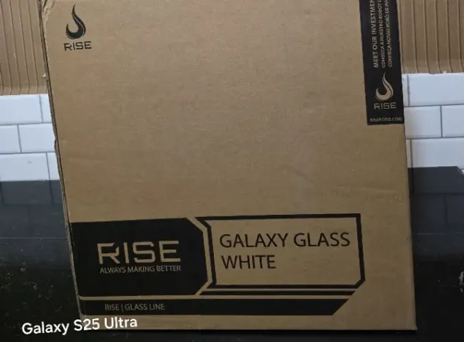 Gabinete Aquário Branco Atx Risemode Galaxy Glass White