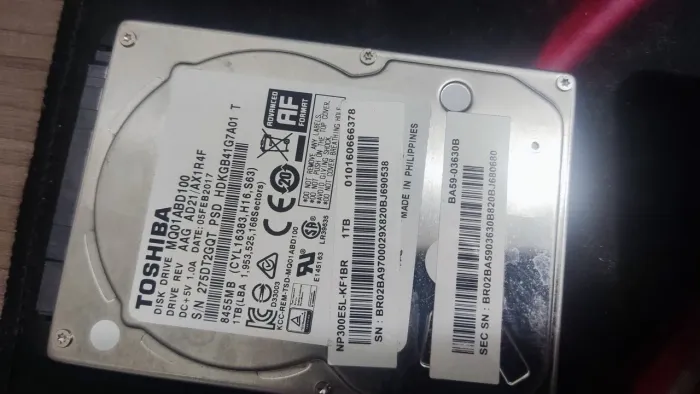 HD Notebook Toshiba de 1Tb Barato