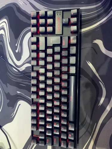 Teclado Mecânico Redragon Kumara RED Switch Blue/Red