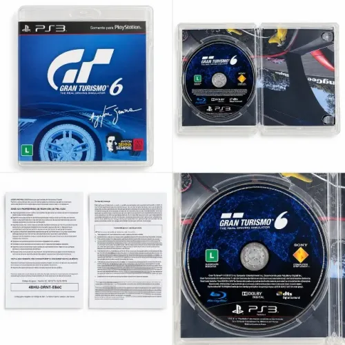 Gran Turismo 6 Ayrton Senna PS3 Original Completo com Encartes