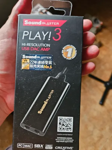 DAC AMP USB SoundBlaster Play 3!