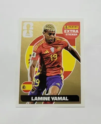 Figurinha Lamine Yamal Extra Gold