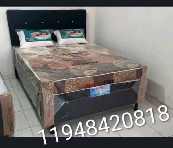 Promoção camas box casal com colchão novas pronta entrega
