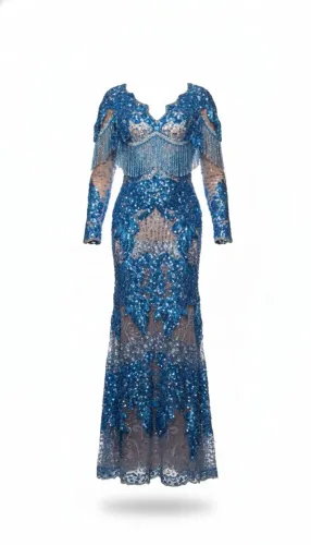 Vestido luxo. Um joia para vestir! 