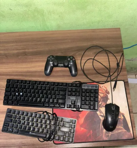 VENDO PERIFÉRICOS/MOUSE/TECLADO+CONTROLE E MOUSEPAD