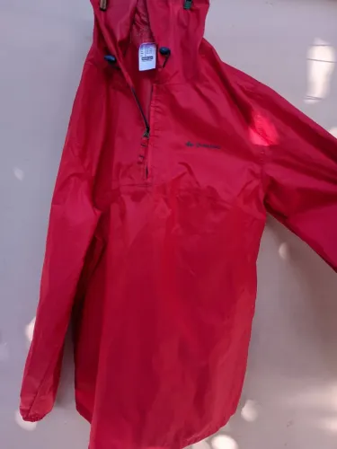 Corta vento/capa de chuva feminino P Quechua trilha trekking montanha camping