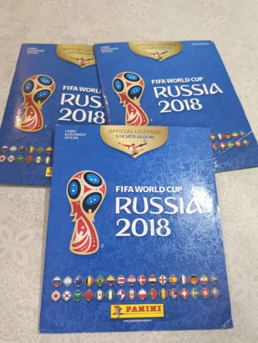 Album completo mundial copa do mundo de 2018 - capa dura