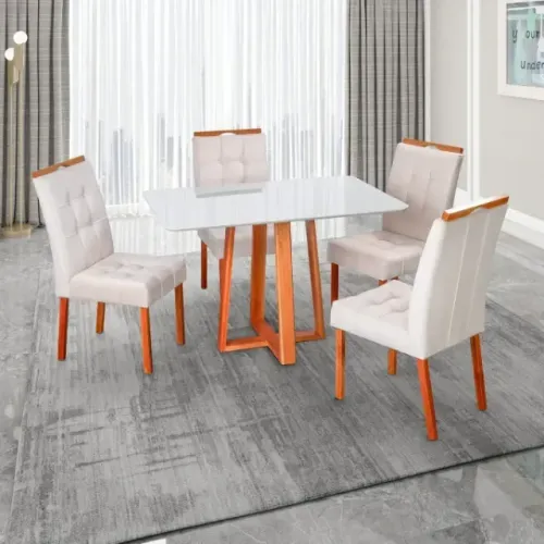 Mesa de jantar para 4 pessoas