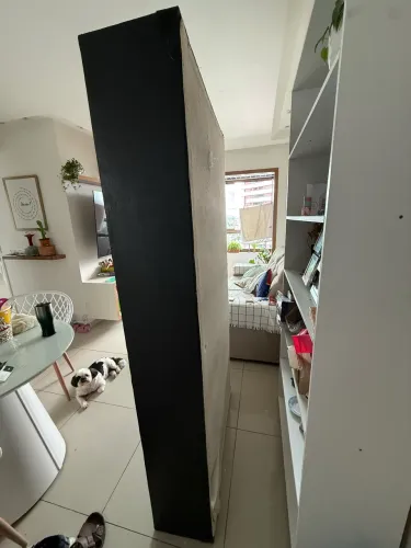 Base cama box solteiro (preto)