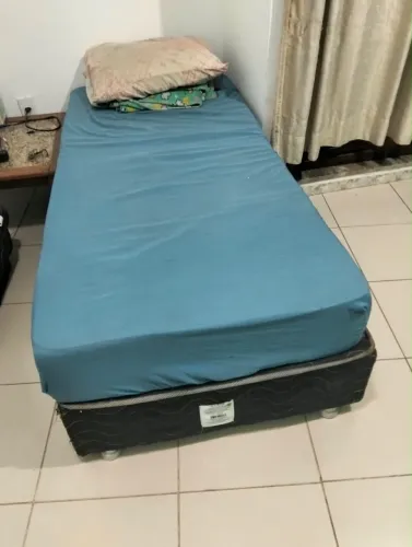 Cama Box Solteiro com Colchão - Confortável e Compacta