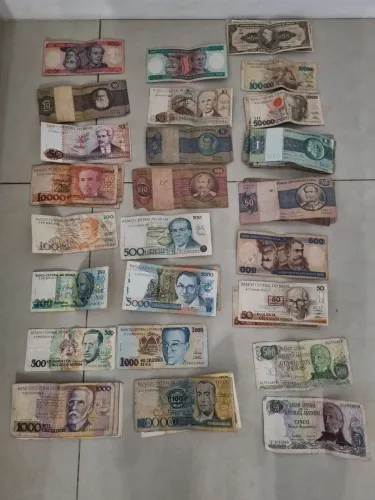 67 Cédulas Antigas  -  Relação das Notas no Anúncio 