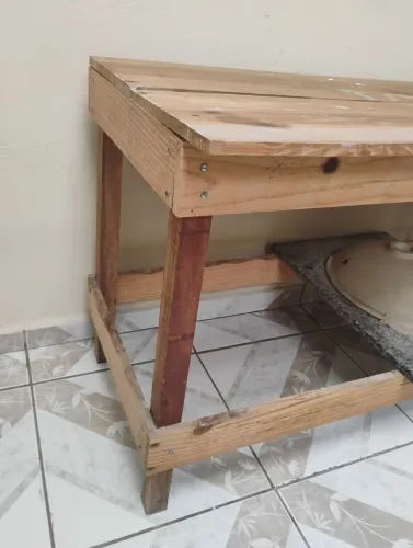 Bancada de Trabalho / Mesa Reforçada em Madeira