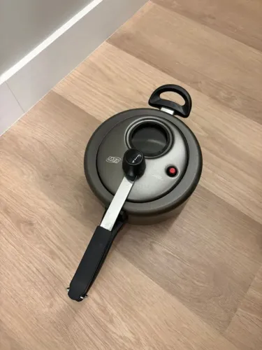 Panela De Pressão Antiaderente Com Visor De Vidro 3 Litros Grafite MTA