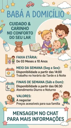 Babá/cuidadora de crianças 