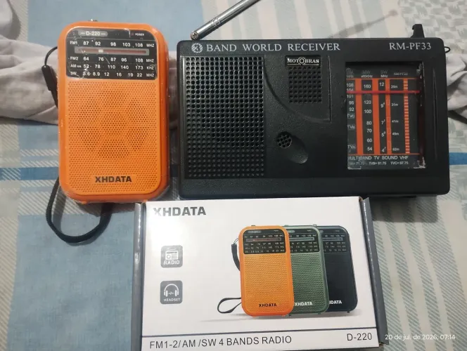 2 rádios xhdata e motobras