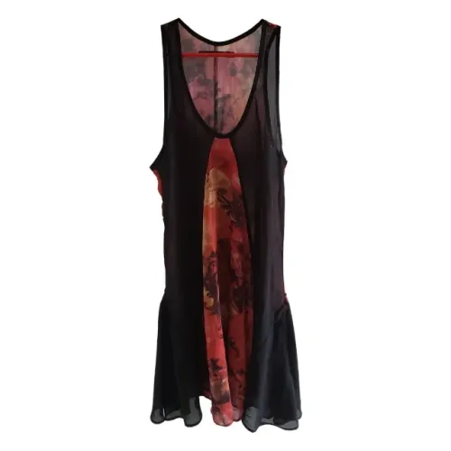 Vestido Afghan Original Preto Laranja Festa Tamanho P