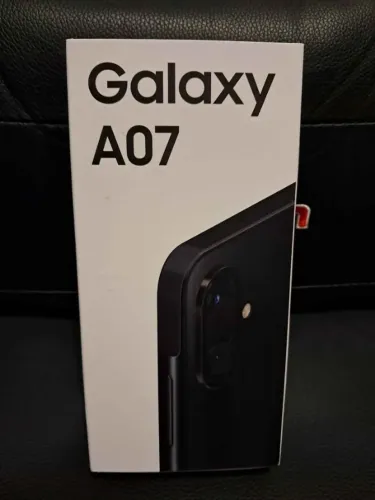 Samsung Galaxy A07 256GB 8GB Câm.50MP Tela 6.7" LACRADO NOVO - Preto