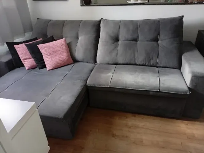ESPAÇOSO SOFÁ RETRÁTIL E RECLINÁVEL 2,90m
