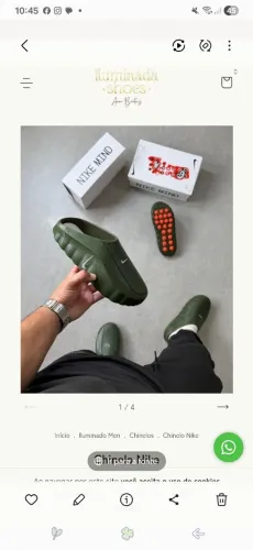 Chinelo nike mind