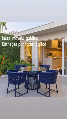 Mesas 4 lugares para área externa, gourmet ou varandas