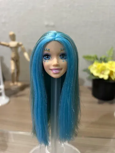 Cabeça Barbie Nori sereia
