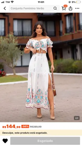 Conjunto Luiza bordado 