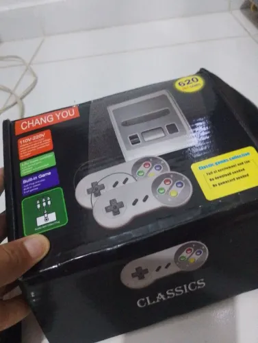 Mini console retrô +619 JOGOS