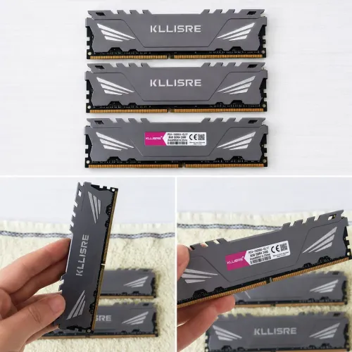 Memoria 32GB DDR4 KLLISRE (4x8GB) 2400MHz - Kit Completo - Testadas e Funcionando