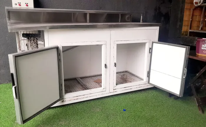 Freezer horizontal aço inox