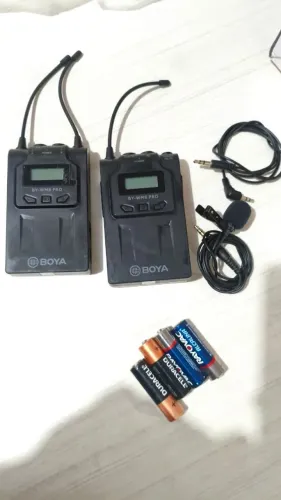 Microfone lapela sem fio Boya BY-WM8 Pro-K1 - Pra ir Logo
