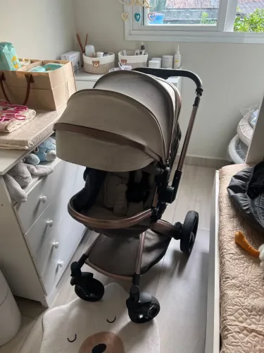 Carrinho + bebê conforto com base VULKAN DZIECO