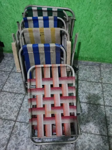 CADEIRA DE PRAIA DE ALUMÍNIO