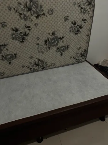 Cama solteiro baú com colchão 