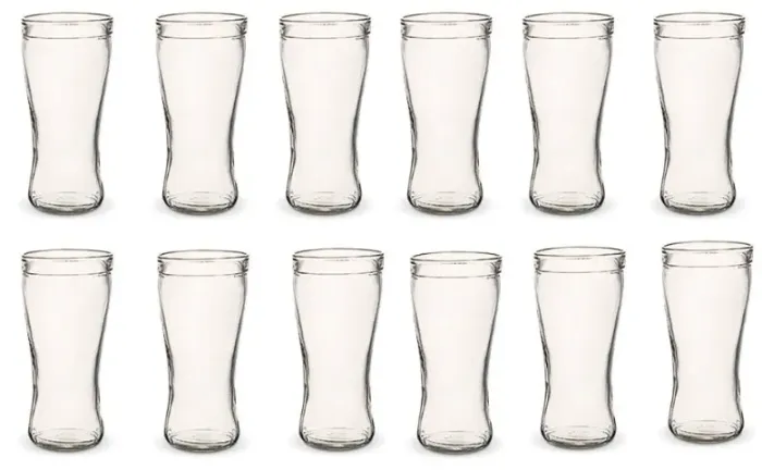 Copo de vidro tulipa para cerveja e bebidas em geral Cisper 200ml - 12 unidades