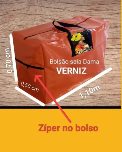 Bolsão VERNIZ para saia junina 