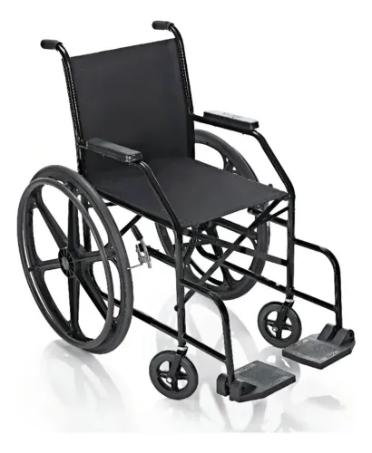 Cadeira De Rodas Pl 001 Pneus Maciços - Prolife Cor Preto